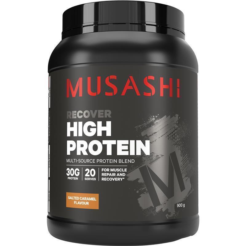 Musashi High Protein Salted Caramel 900g