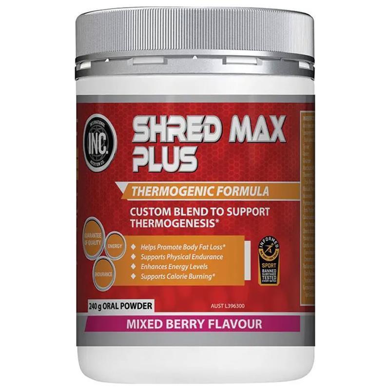 INC. Shred Max Plus Berry Flavour 240g