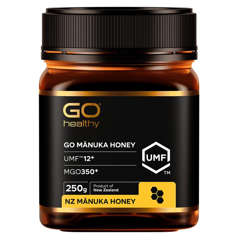 GO Healthy Manuka Honey UMF 12+ (MGO 350+) 250gm (Not For Sale In WA)