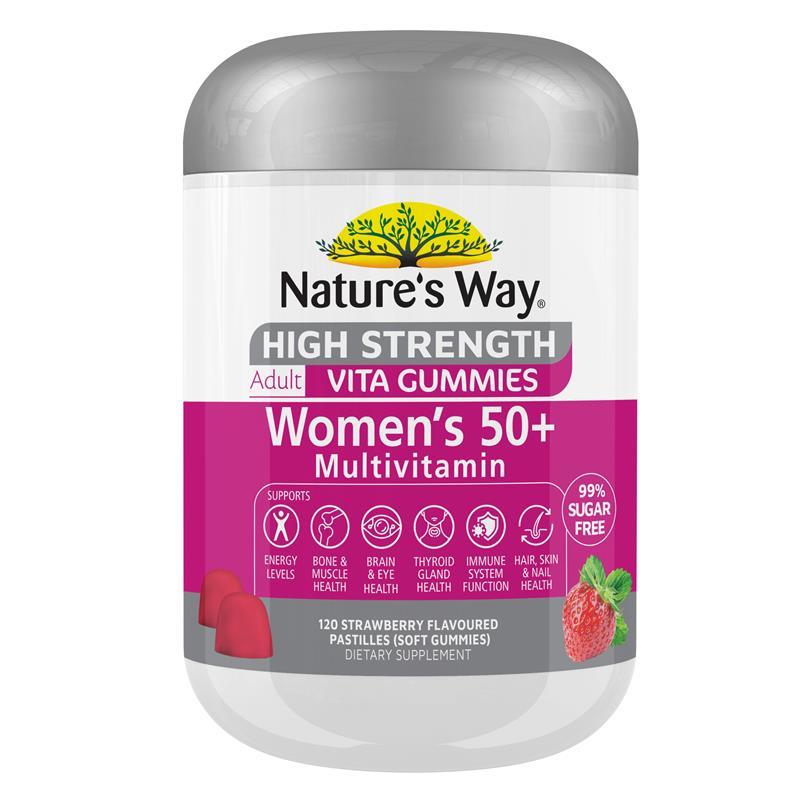 Nature's Way Adult Vita Gummies High Strength Women's 50+ 120 Gummies