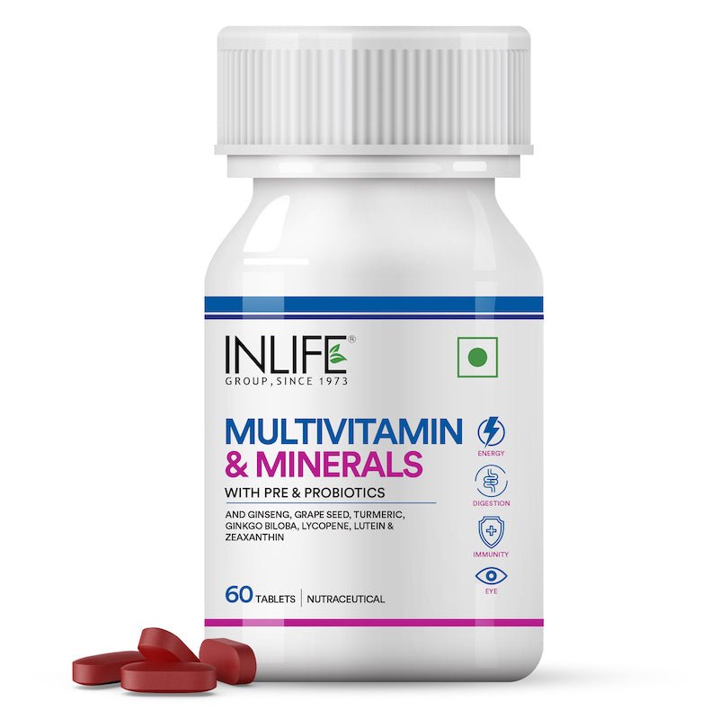 Inlife Multivitamin and Minerals Supplement | 60 Tablets.