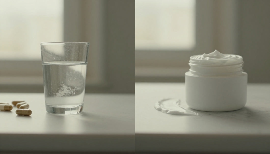 Collagen Boosters: Oral Supplements vs. Skin Creams