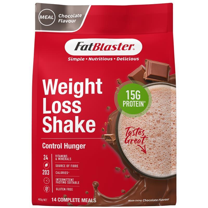 Fatblaster Weight Loss Shake Red Pouch Chocolate 465g