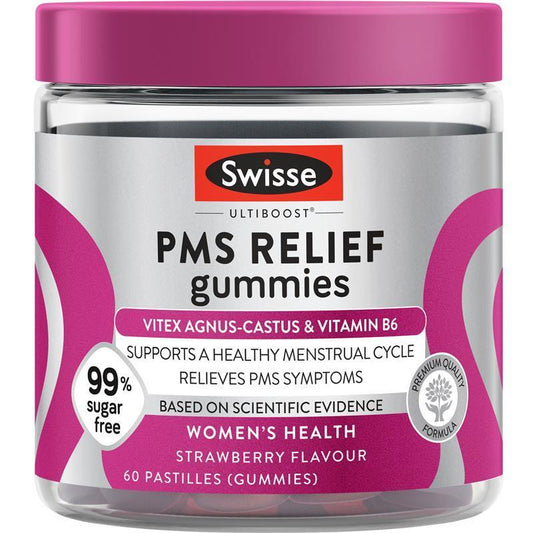Swisse Ultiboost PMS Relief Gummies 60 Pack