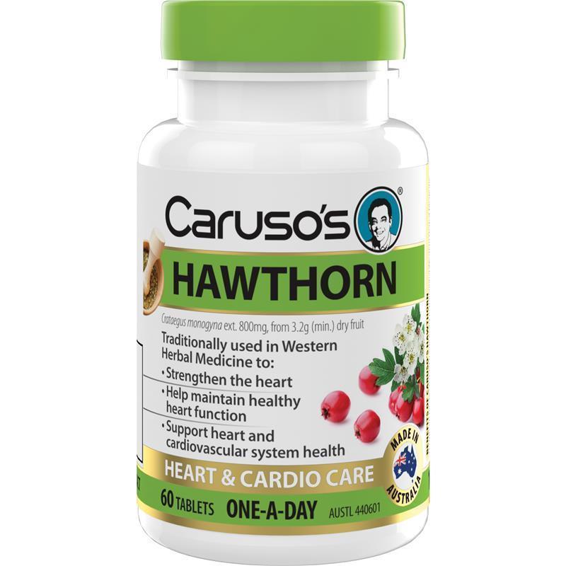 Carusos One a Day Hawthorn 60 Tablets