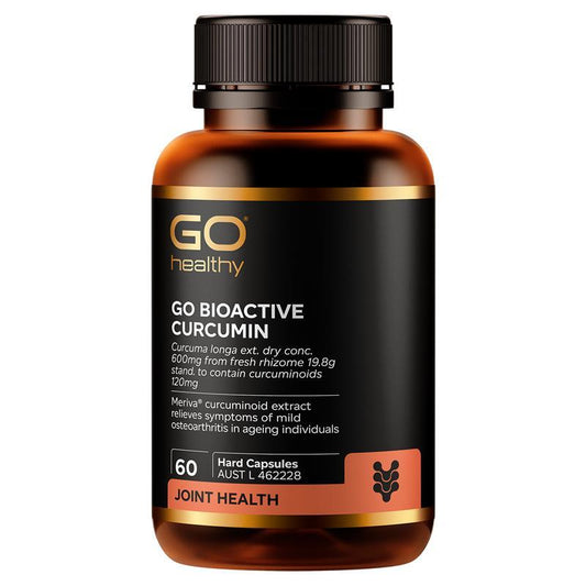 GO Healthy Bioactive Curcumin 60 Hard Capsules