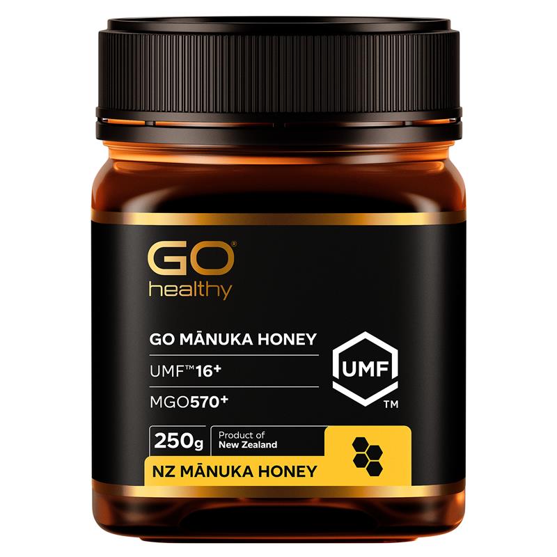 GO Healthy Manuka Honey UMF 16+ (MGO 570+) 250gm (Not For Sale In WA)