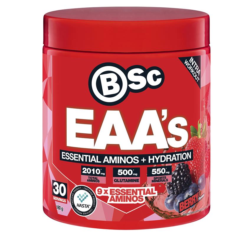 BSc EAAs + Hydration Berry 180g