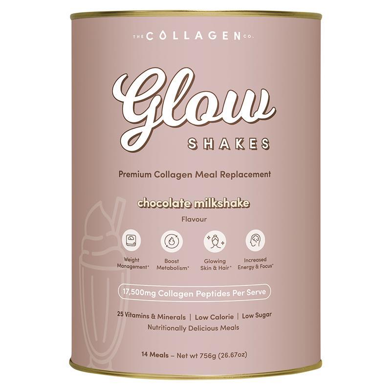 The Collagen Co Glow Shakes Chocolate Milkshake 756g