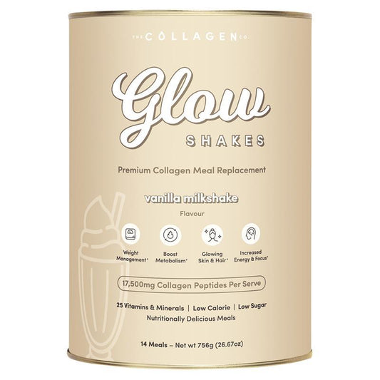 The Collagen Co Glow Shakes Vanilla Milkshake 756g