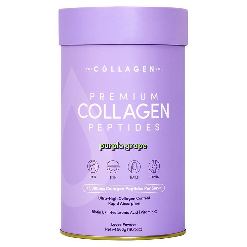 The Collagen Co Premium Collagen Peptides Purple Grape 560g