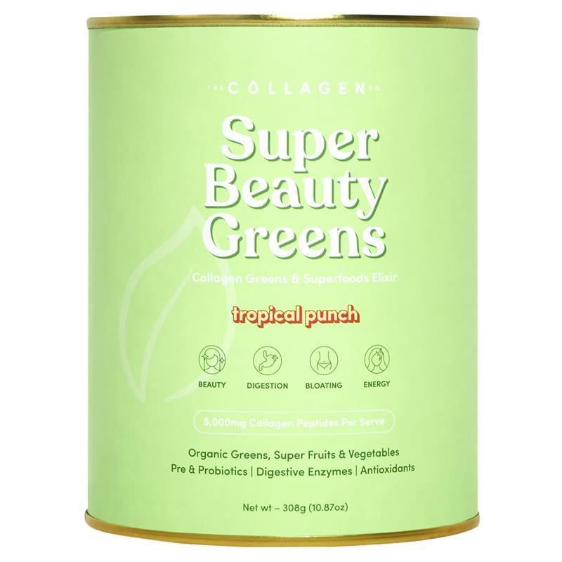 The Collagen Co Super Beauty Greens Tropical Punch 308g