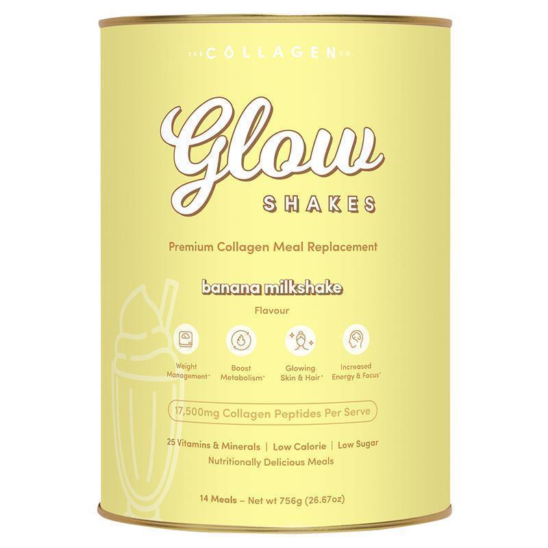 The Collagen Co Glow Shakes Banana Milkshake 756g