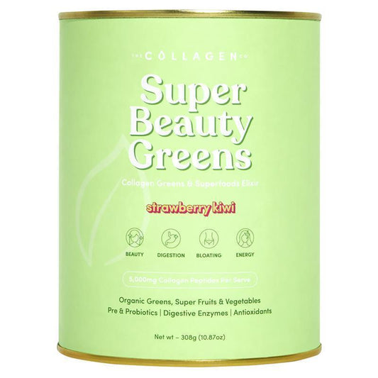 The Collagen Co Super Beauty Greens Strawberry Kiwi 308g
