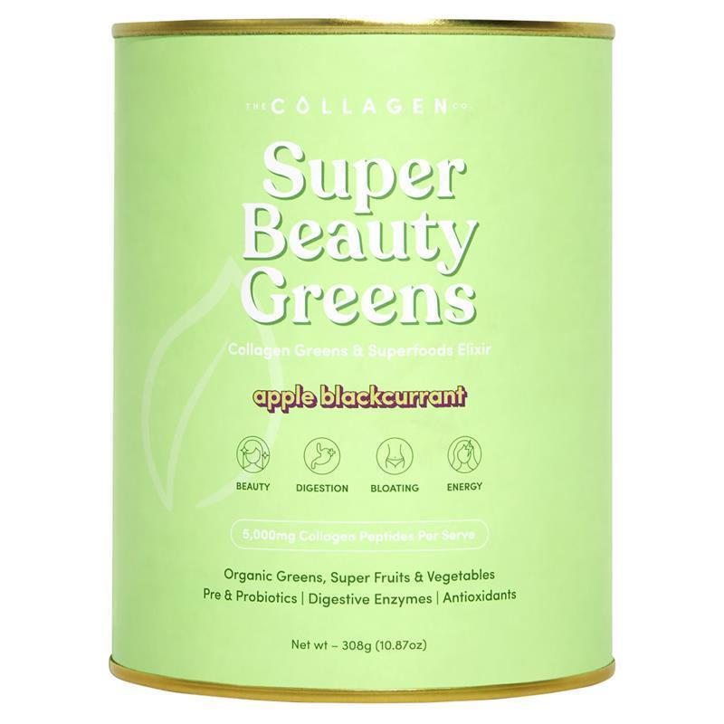 The Collagen Co Super Beauty Greens Apple Blackcurrant 308g