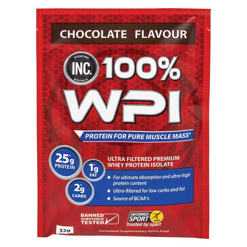 INC. 100% WPI Chocolate Sachet 32g