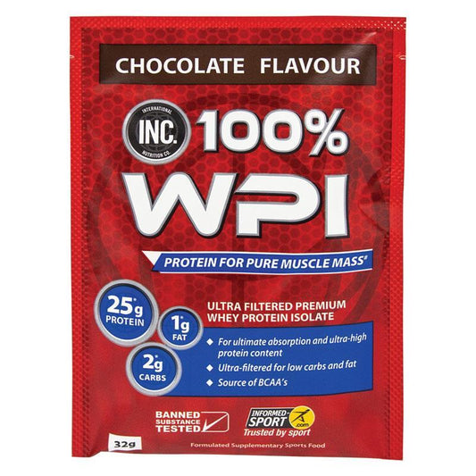 INC. 100% WPI Chocolate Sachet 32g