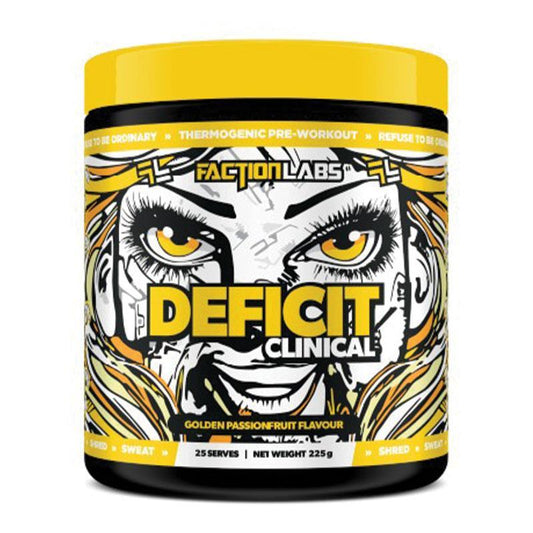 Faction Labs Deficit Clinical Thermogenic Golden Passionfruit 200g