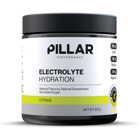 PILLAR Performance Electrolyte Hydration Powder Citrus 210g
