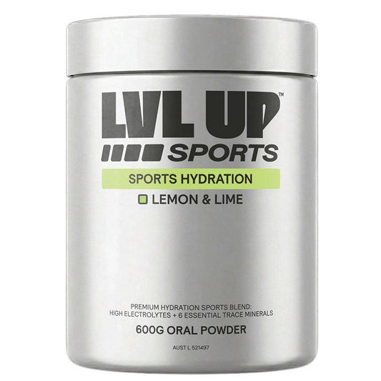 LVL UP Sports Hydration Lemon Lime 600g