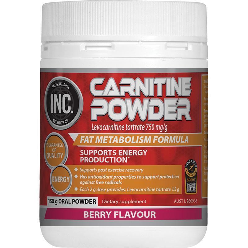 INC. Carnitine Powder Berry Flavour 150g