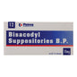 Bisacodyl Suppositories 12 BP