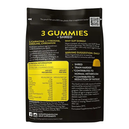 SUP Shred Gummies Citrus Rush 35