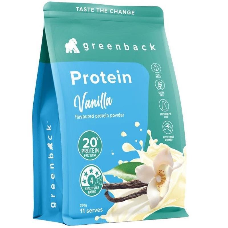 Greenback Protein Powder Vanilla 330g 1Unit