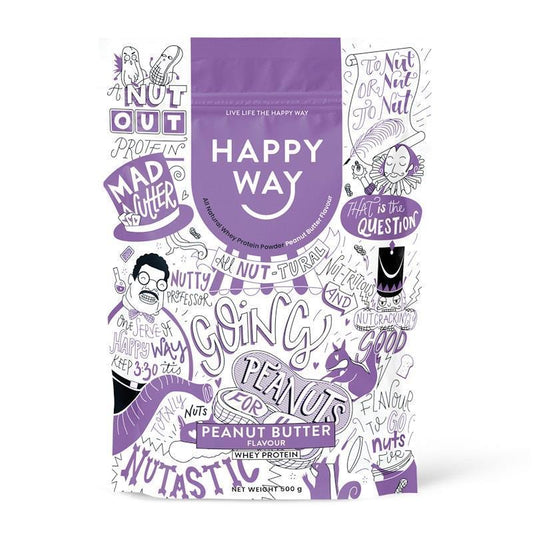 Happy Way Peanut Butter Whey Protein Powder 500g