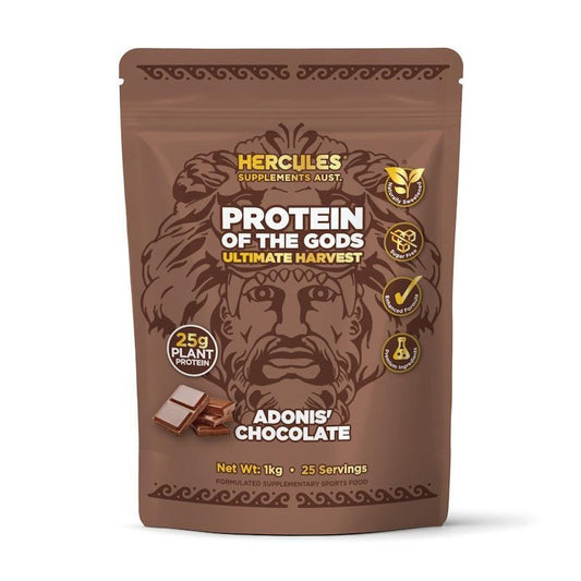Hercules Supplements - Protein of the Gods - Ultimate Harvest Adonis Chocolate