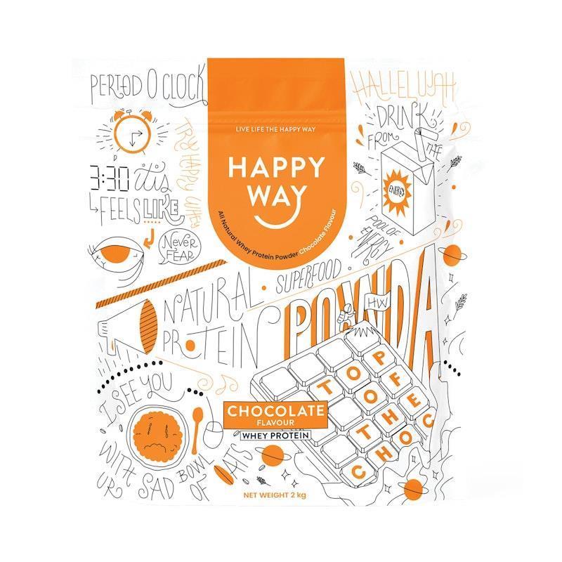 Happy Way Top Of The Choc Whey Protein Powder 2kg