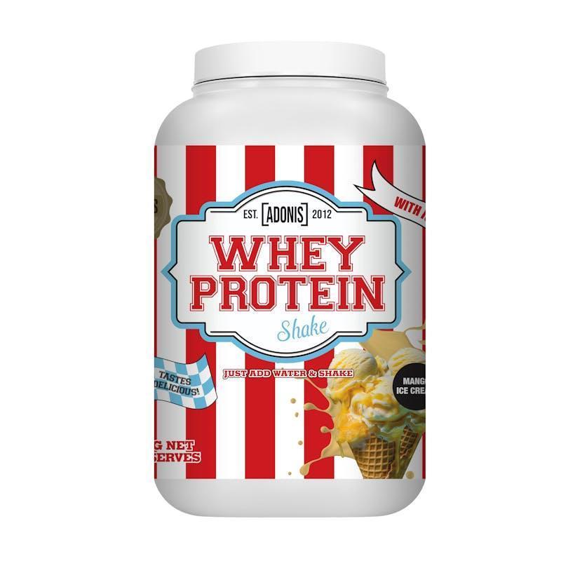 Adonis Gear Whey Protein Shake (With Iso) Mango Ice Cream 910g