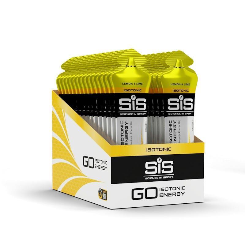 SiS GO Plus Isotonic Energy Gels 60ml 30 Pack Lemon Lime