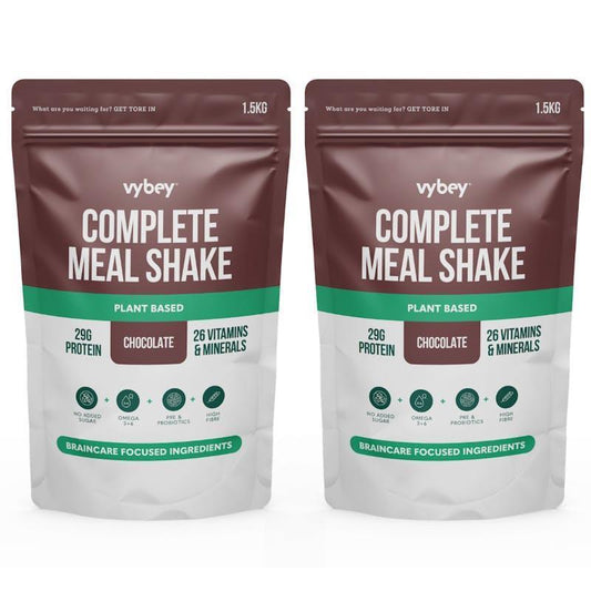 vybey Complete Meal Replacement Shake Chocolate 1.5Kg x 2