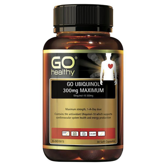 Go Healthy Ubiquinol 300mg Maximum 30 Soft Capsules  (Ubiquinol-10 300mg)